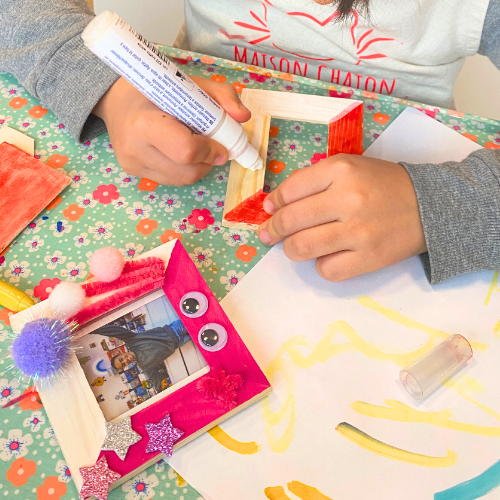 Atelier créatif - Cadre Photo - Activité enfant Paris 9 -