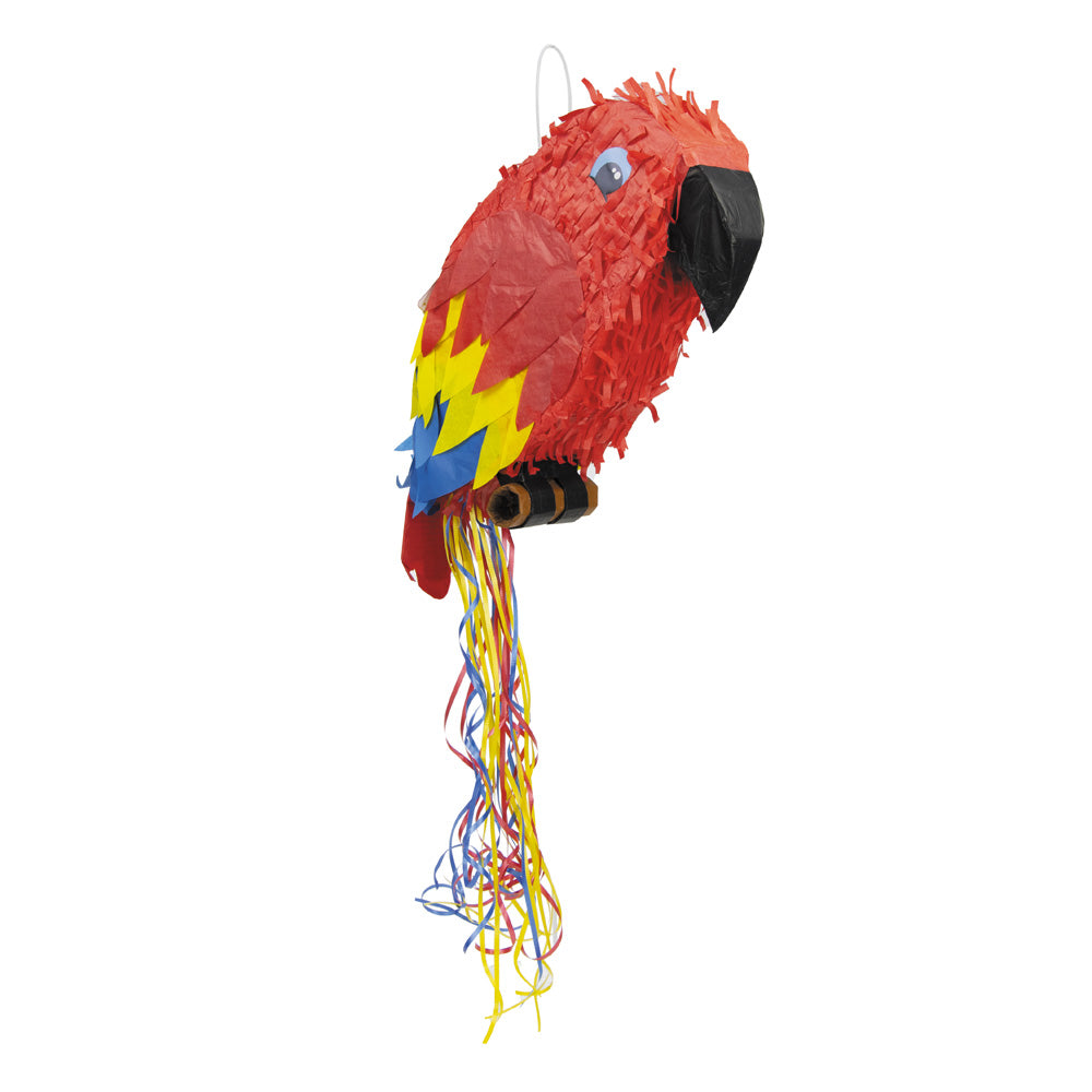 Piñata Perroquet de la Jungle - double usage : ficelles ou bâton