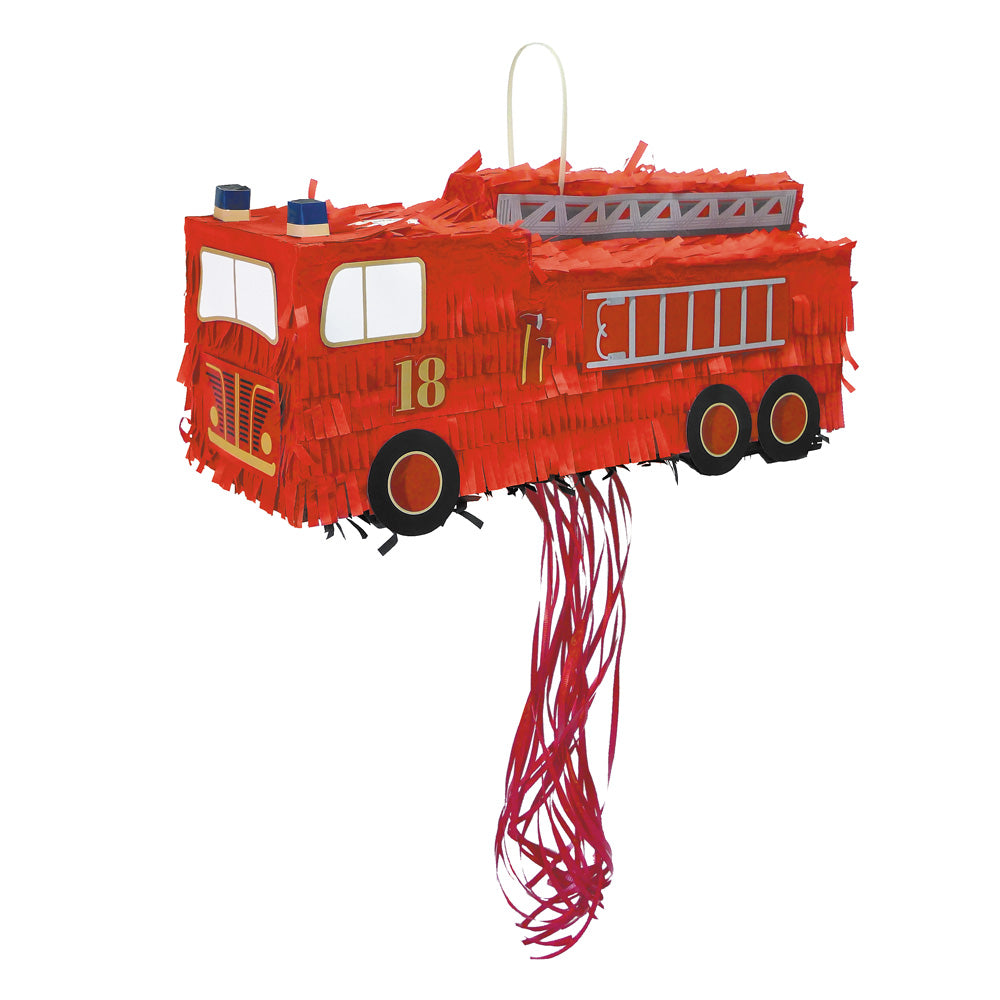 Piñata Pompiers - double usage : ficelles ou bâton
