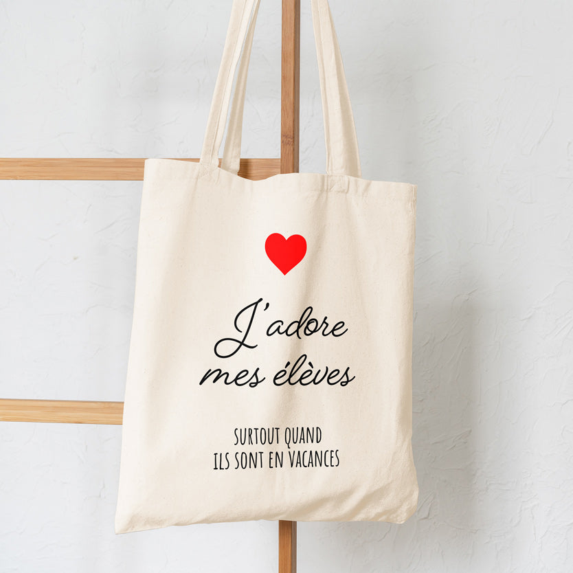Tote Bag "J'adore mes élèves" 😘