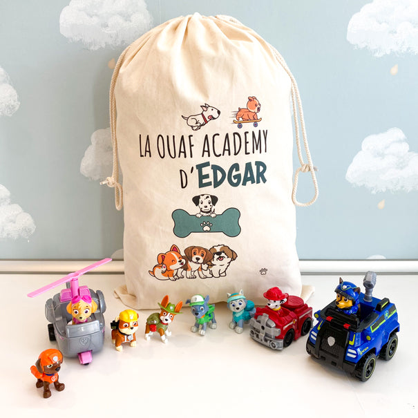 Sac personnalisé Ouaf Academy 🐶