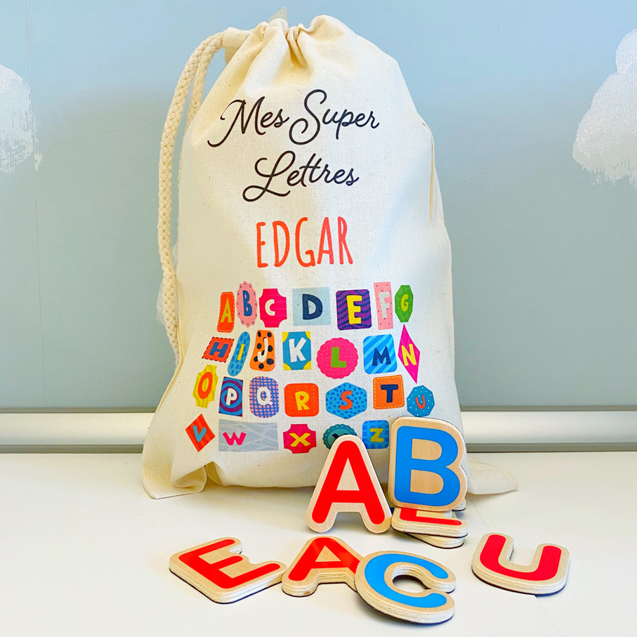 Sac personnalisé lettres 🅰️