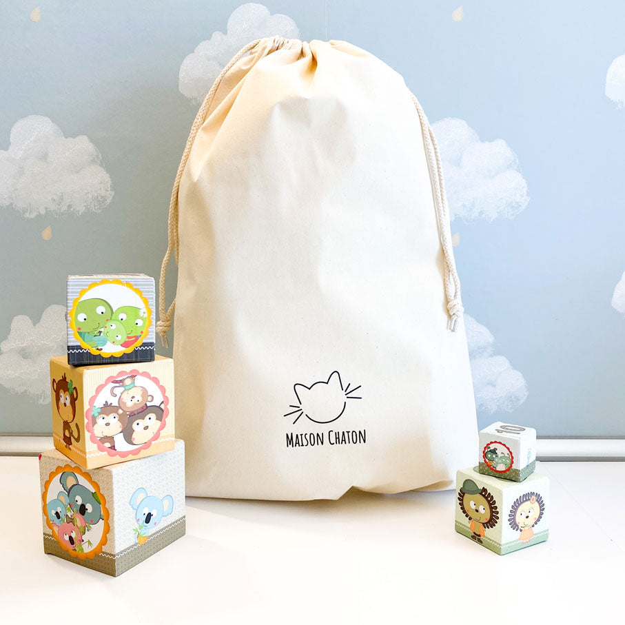 Sac personnalisé Animaux Sauvages 🦒