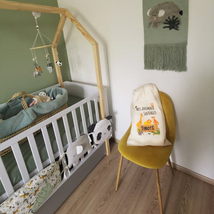 Sac personnalisé Animaux Sauvages 🦒