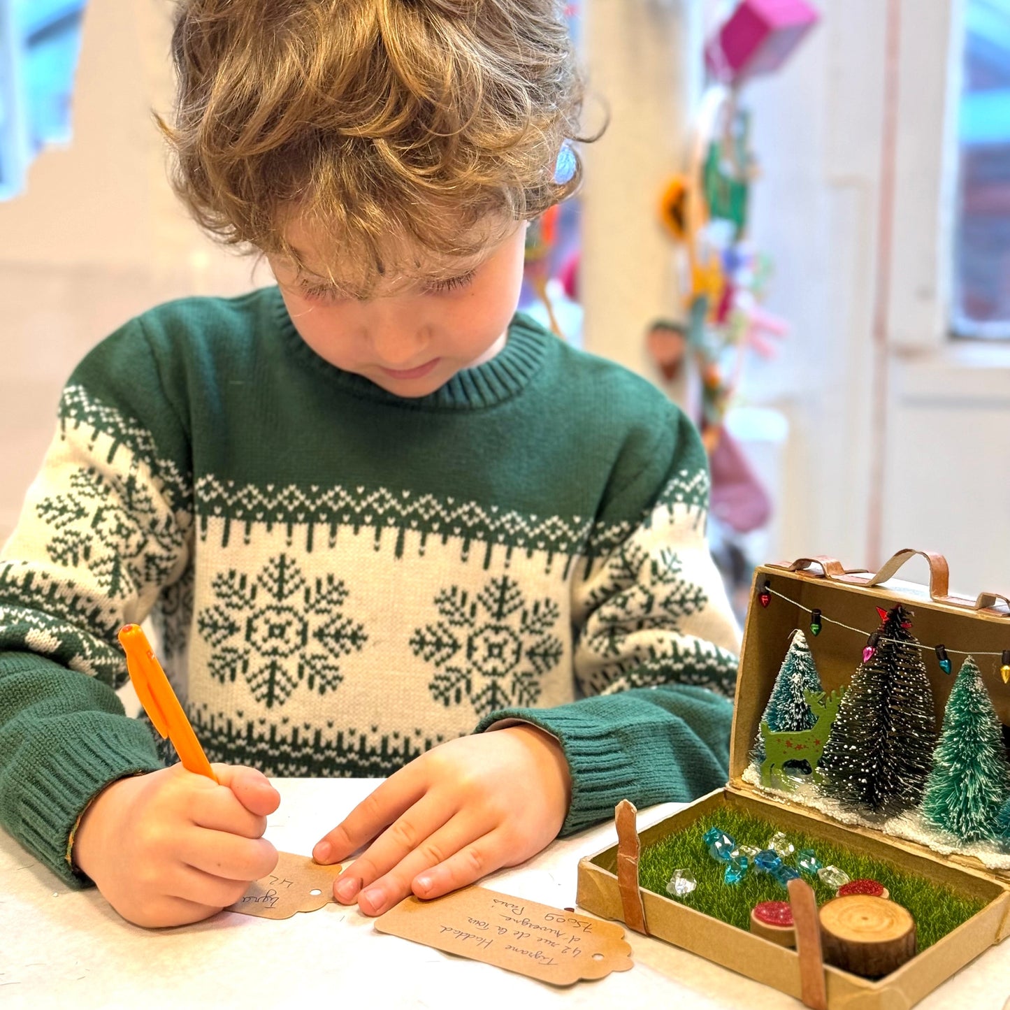 Atelier créatif - ma Valise pour cet Hiver - Activité artistique enfant / ados Paris 9