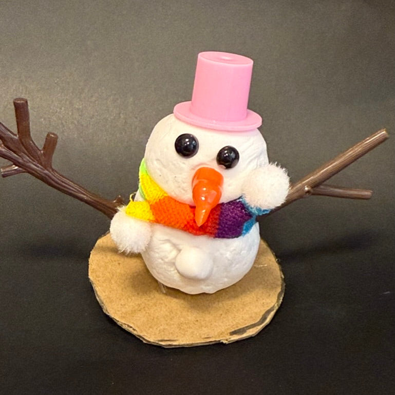 Atelier créatif 1h - mon Bonhomme de Neige - Activité enfant Paris 9 -