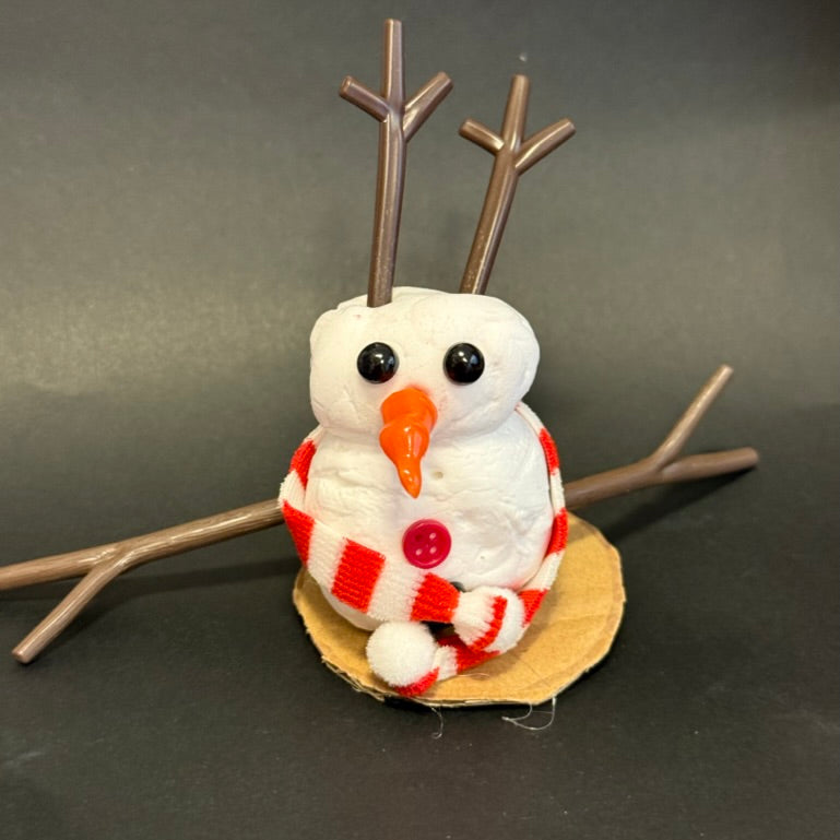 Atelier créatif 1h - mon Bonhomme de Neige - Activité enfant Paris 9 -