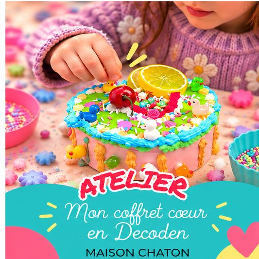 Atelier créatif - Decoden coffret à bijoux - Activité enfant / ados Paris 9 -