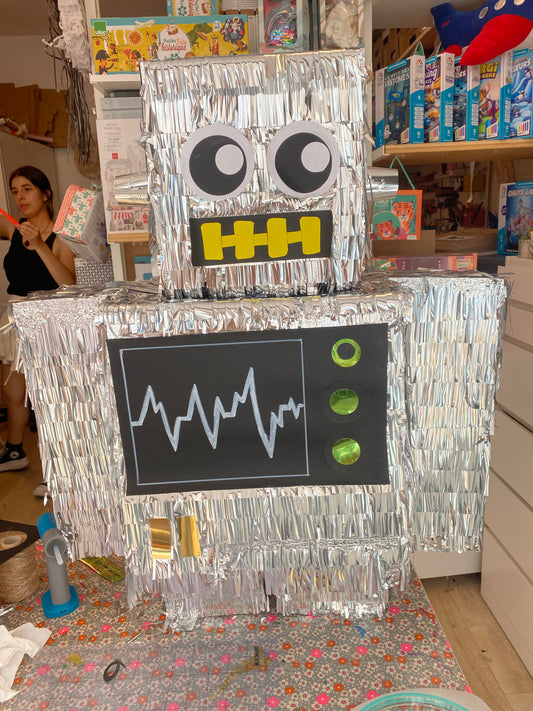 Piñata robot sur mesure Sacha