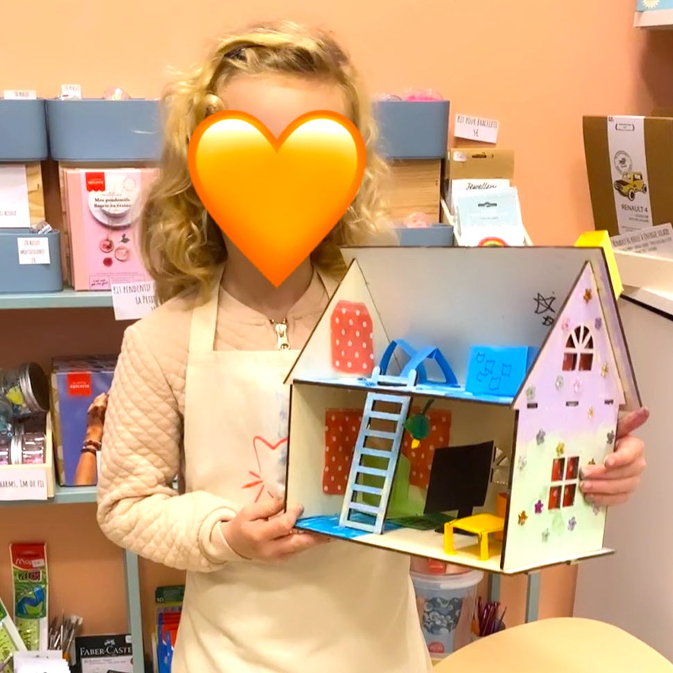 Atelier créatif - Maison de Poupée - Activité enfant Paris 9 -