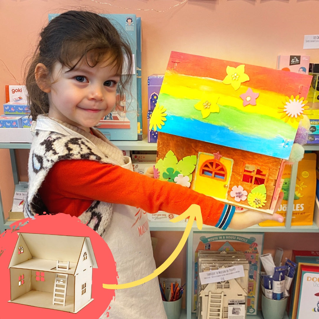 Atelier créatif - Maison de Poupée - Activité enfant Paris 9 -