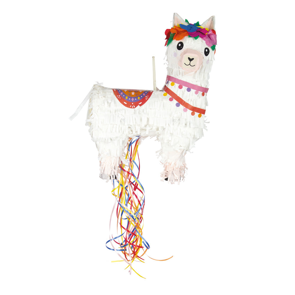 Piñata Baby Lama - double usage : ficelles ou bâton