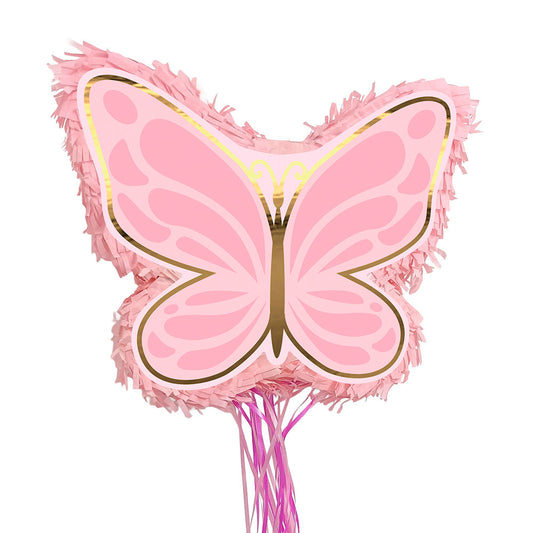 Piñata Papillon - double usage : ficelles ou bâton