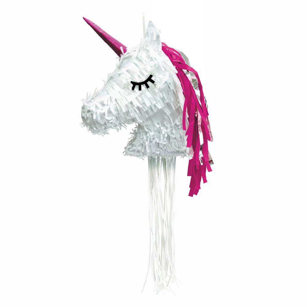 Piñata Licorne Kawaï - double usage : ficelles ou bâton