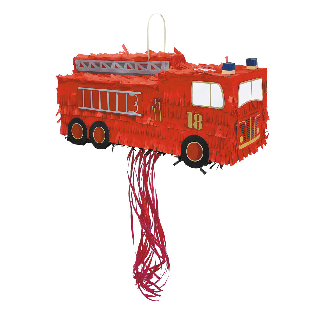 Piñata Pompiers - double usage : ficelles ou bâton