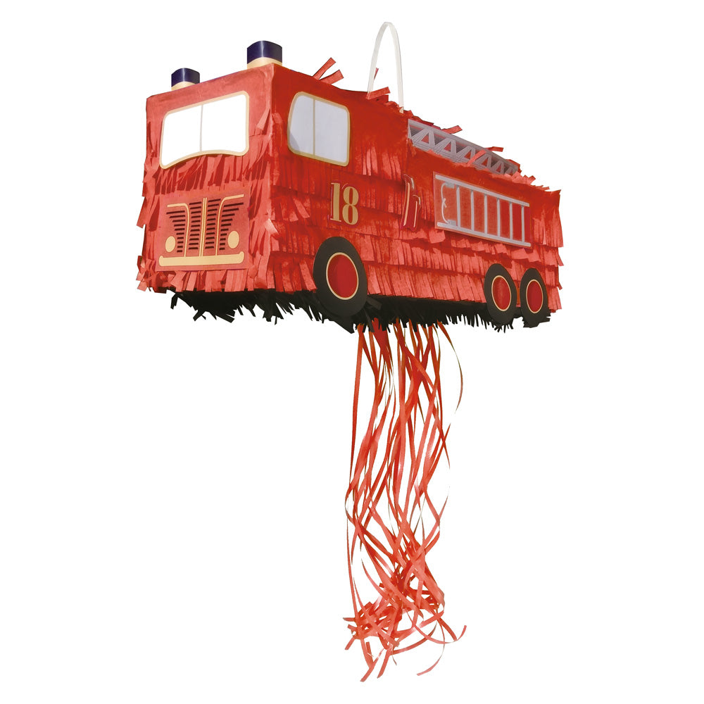 Piñata Pompiers - double usage : ficelles ou bâton