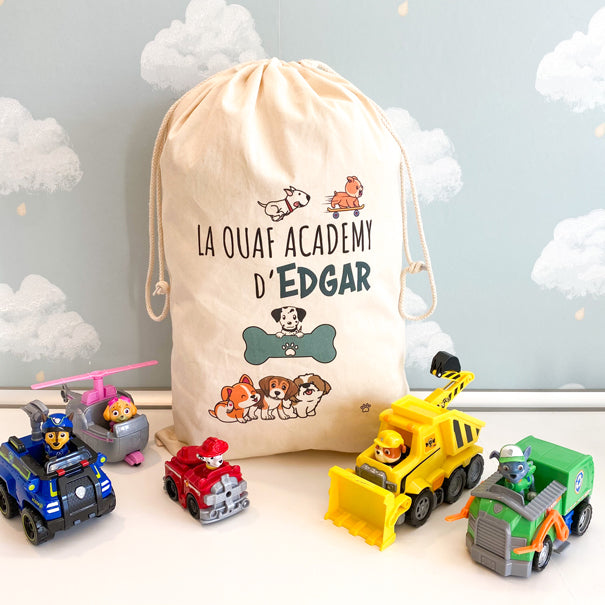 Sac personnalisé Ouaf Academy 🐶