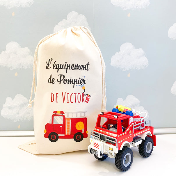 Sac personnalisé Petit Pompier 🚒